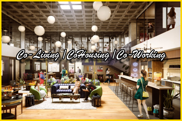 Coliving cohousing coworking