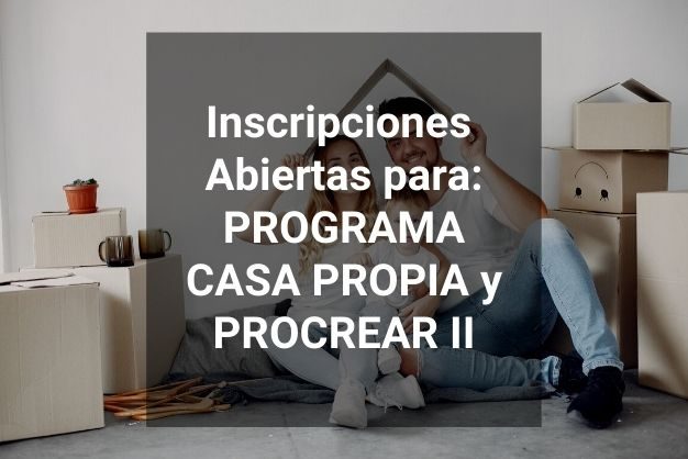 Inscripciones Casa Propia Procrear II